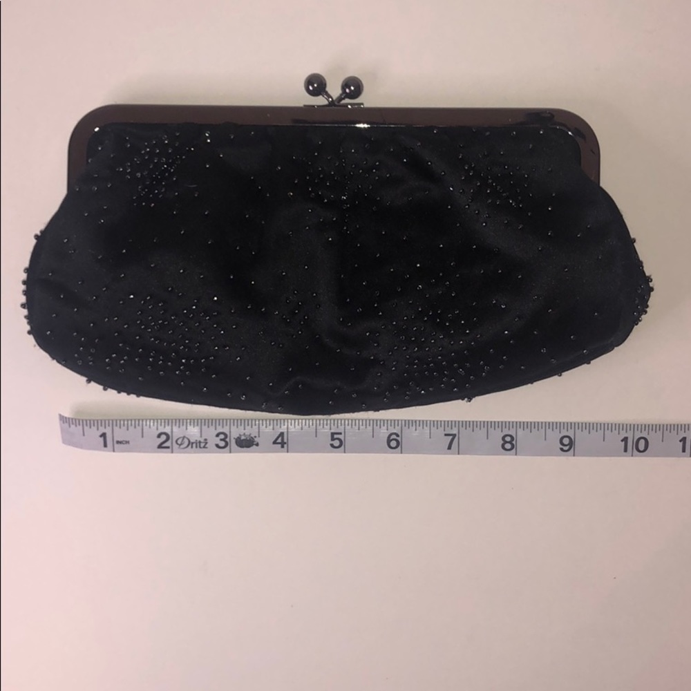 Black Beaded Express Small Clutch - Picture 7 of 10